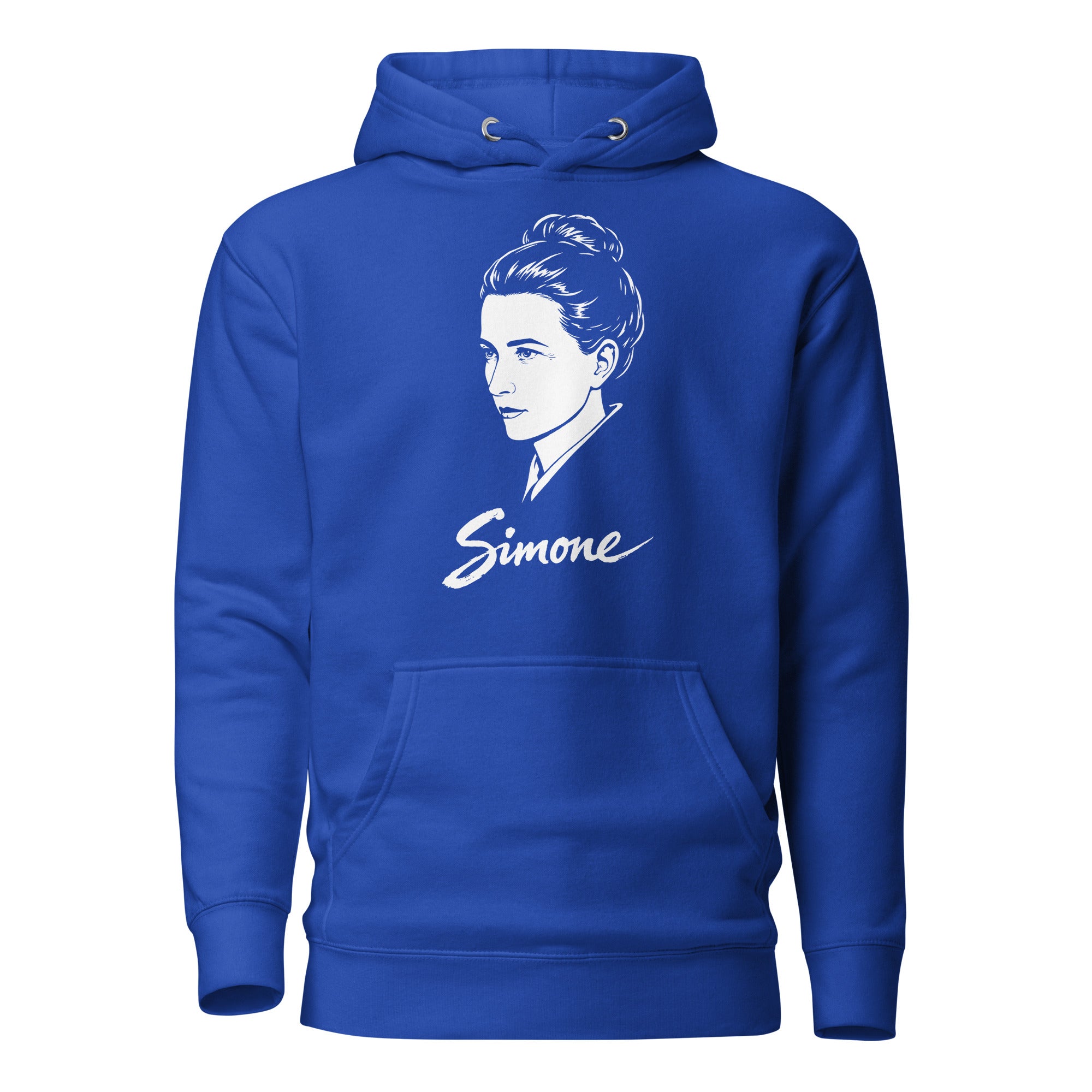 Simone de Beauvoir - Premium Hoodie - The Philosopher's Shirt