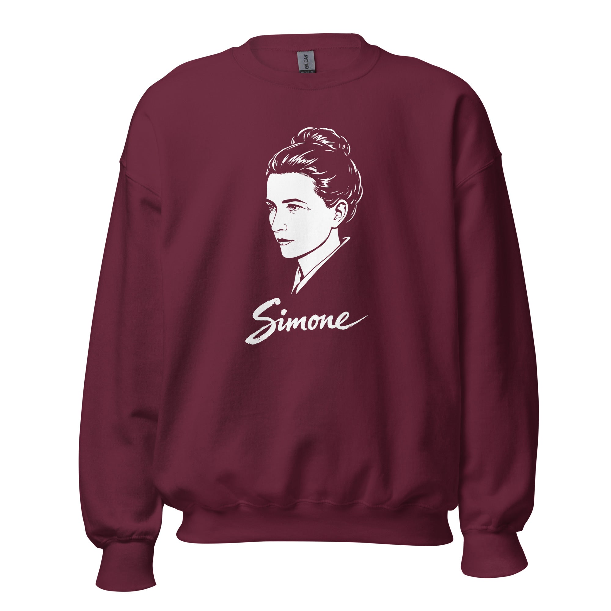 Simone de Beauvoir - Sweatshirt - The Philosopher's Shirt