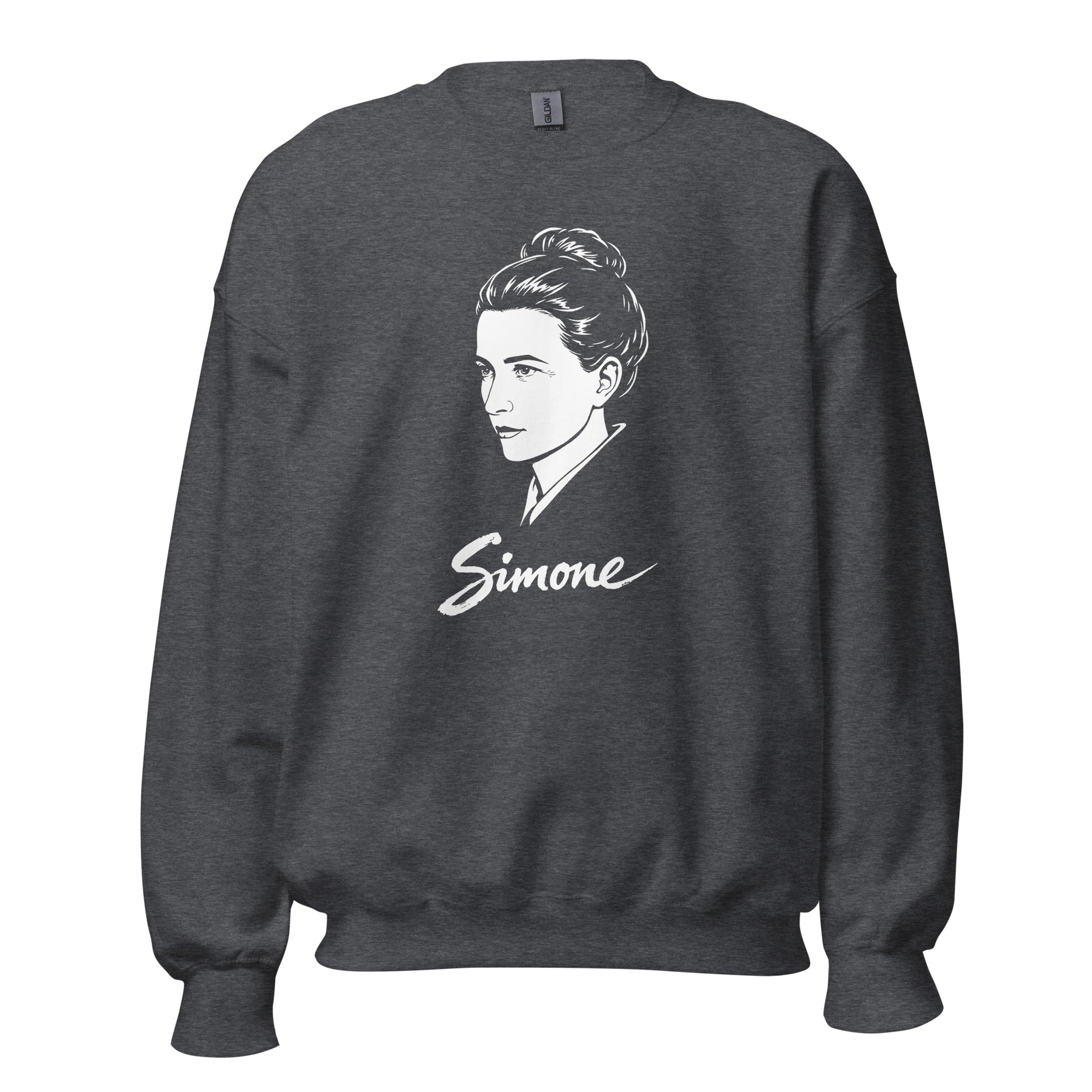 Simone de Beauvoir - Sweatshirt - The Philosopher's Shirt