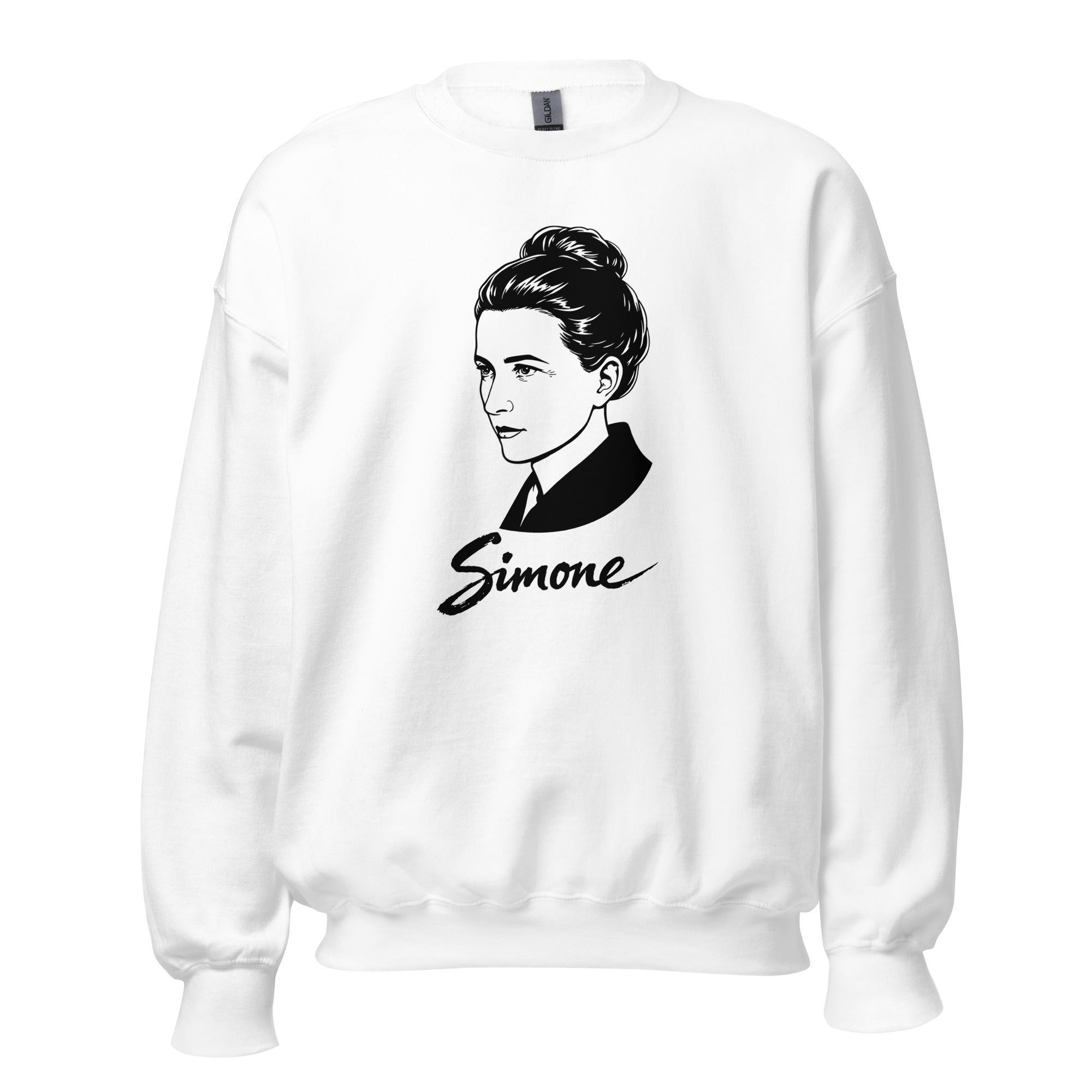 Simone de Beauvoir - Sweatshirt - The Philosopher's Shirt