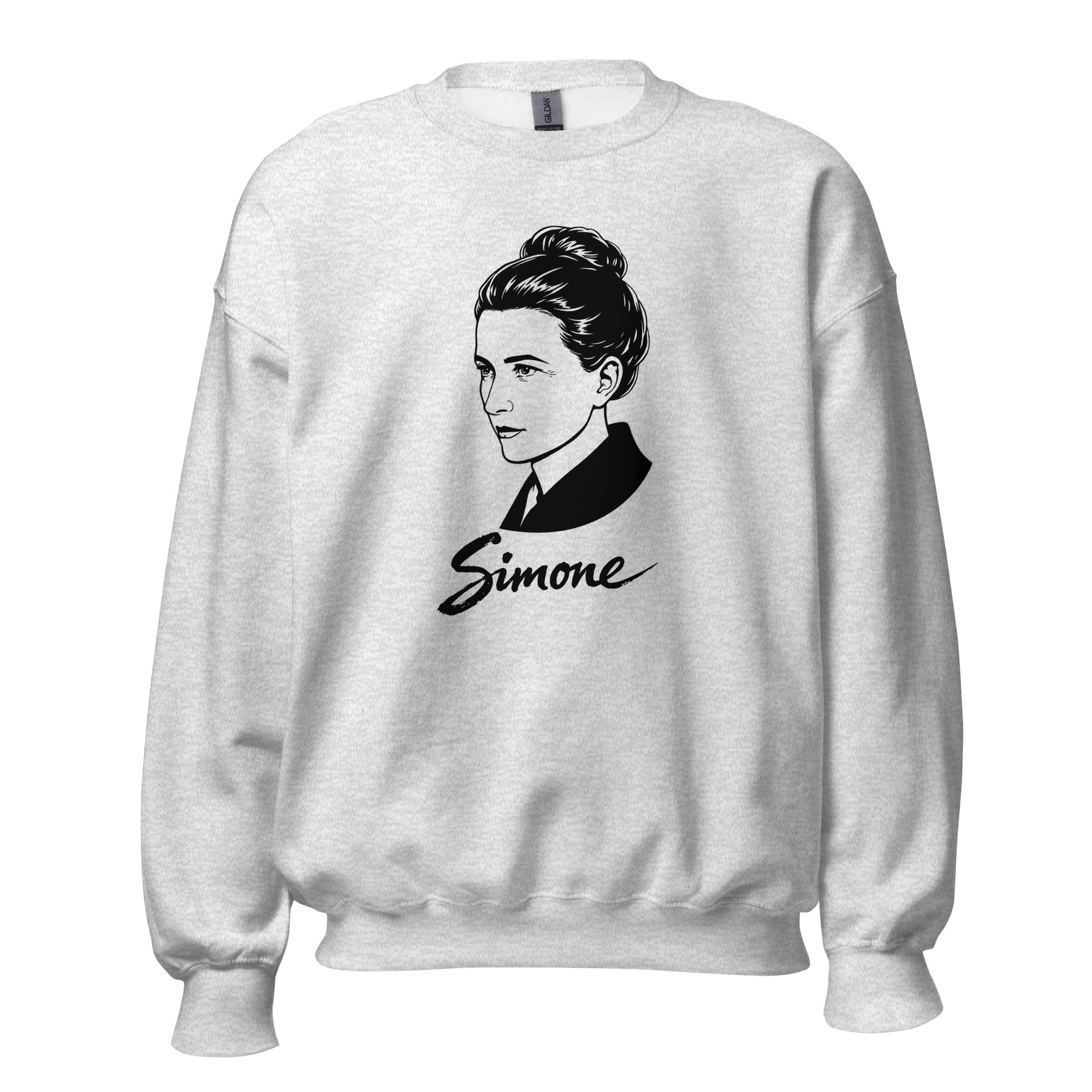 Simone de Beauvoir - Sweatshirt - The Philosopher's Shirt