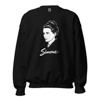 Simone de Beauvoir - Sweatshirt - Black / S