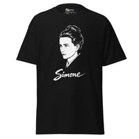 Simone de Beauvoir - Unisex Classic T-Shirt - Black / S