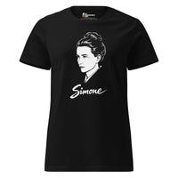 Simone de Beauvoir - Women’s T-shirt - Black / S