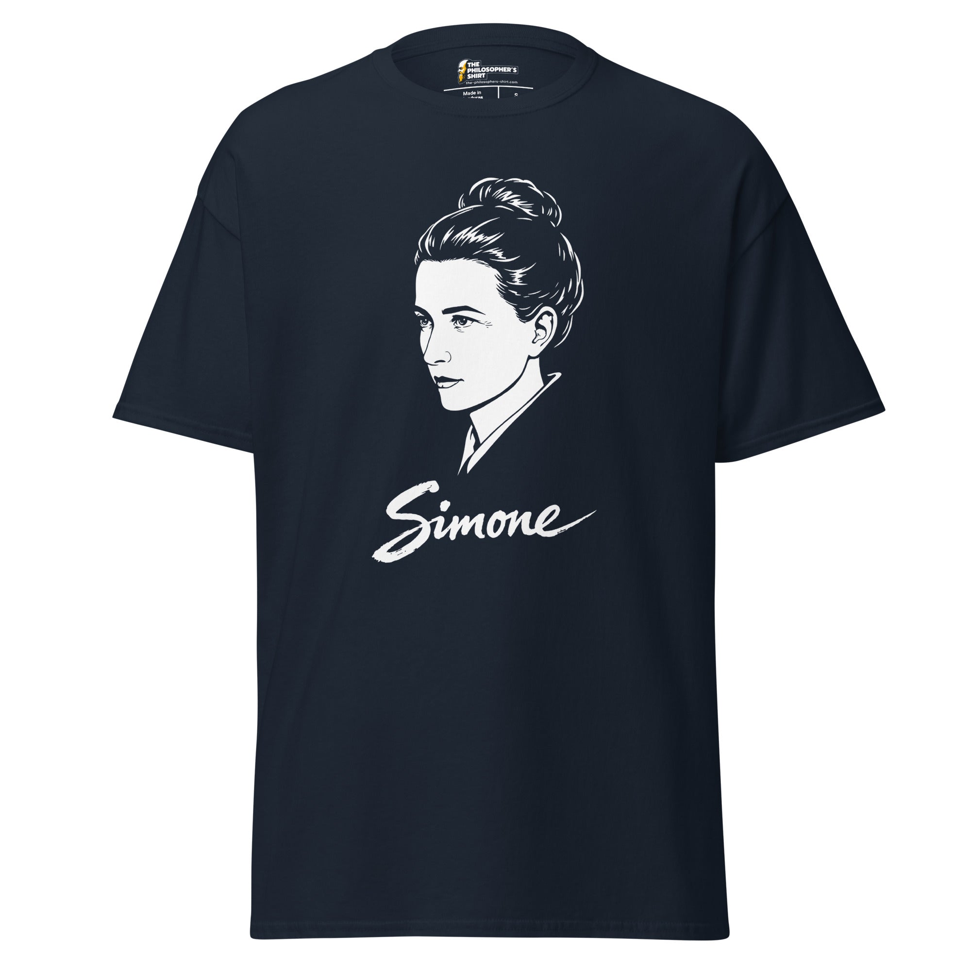 Simone de Beauvoire - Unisex Classic T-Shirt - The Philosopher's Shirt