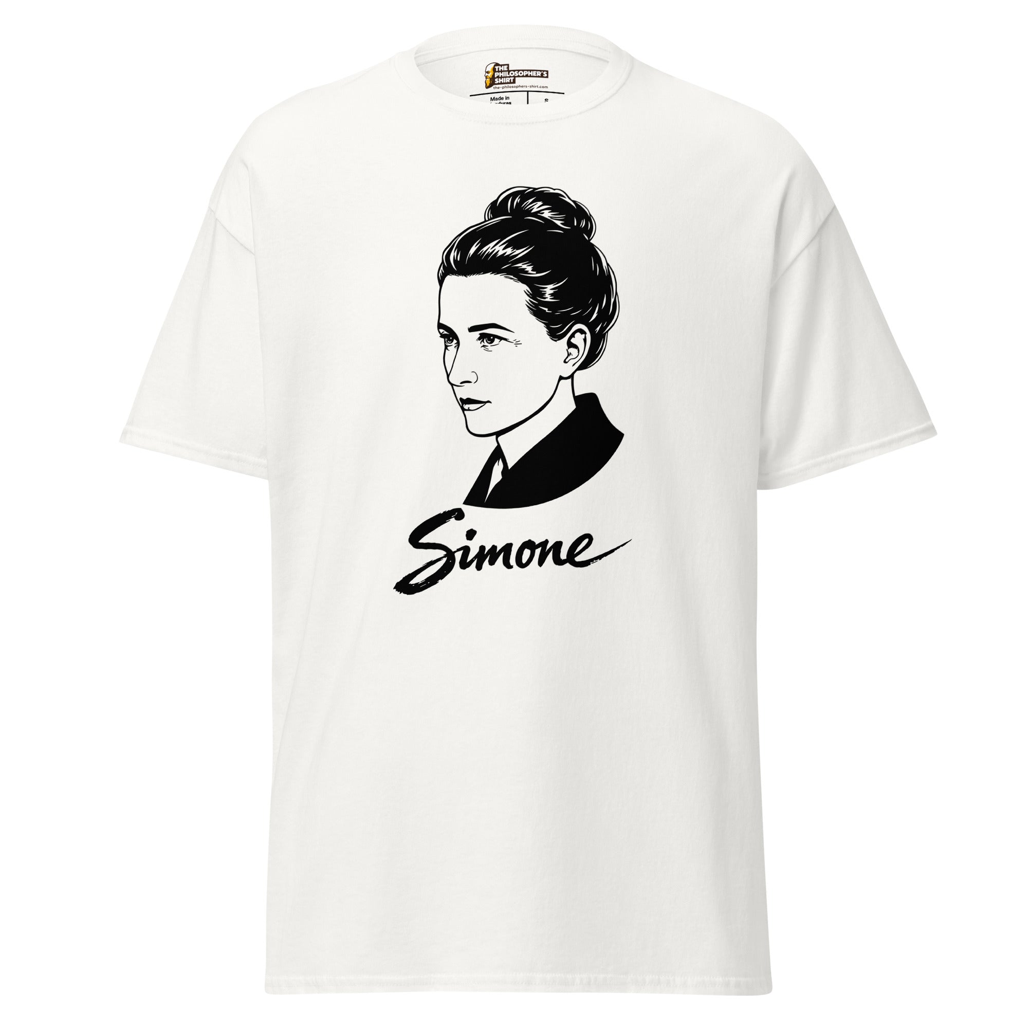 Simone de Beauvoire - Unisex Classic T-Shirt - The Philosopher's Shirt