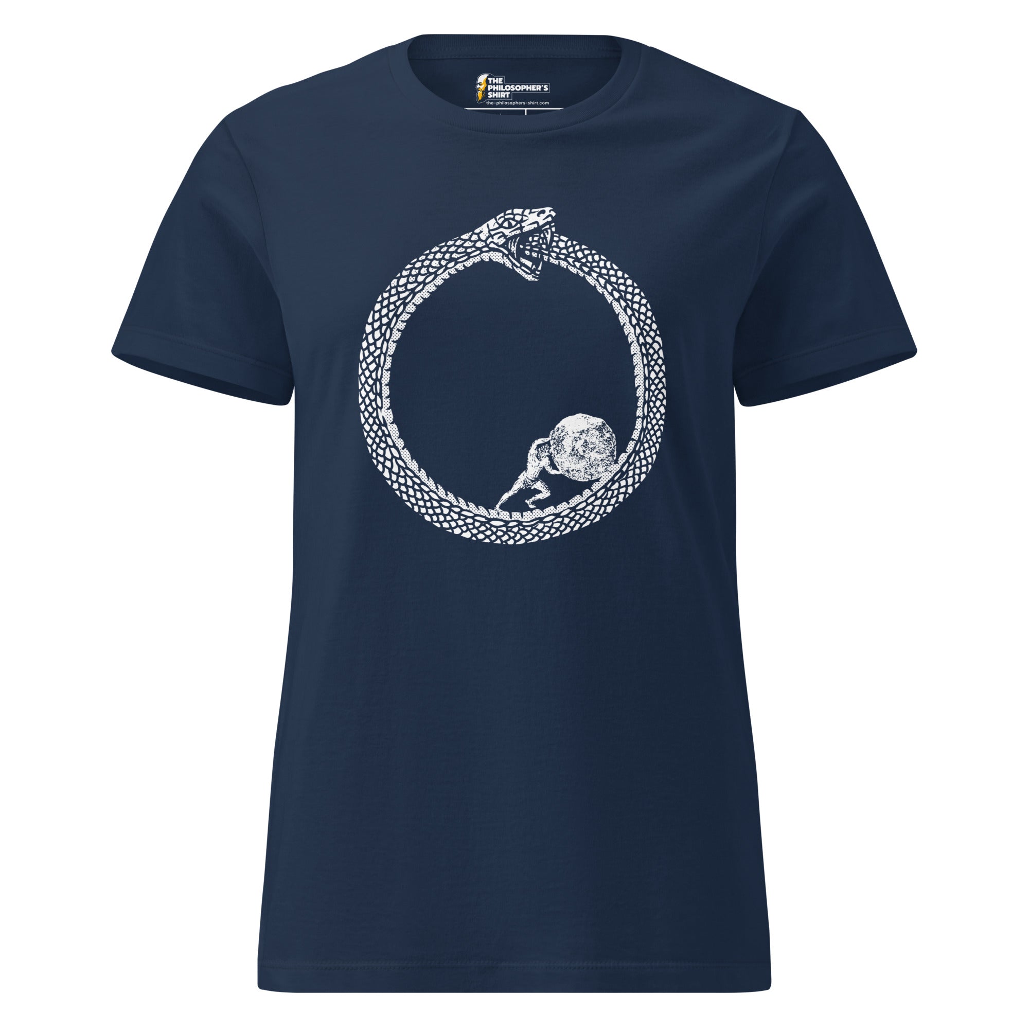 Sisyphus in Ouroboros - Women’s T-shirt - The Philosopher's Shirt