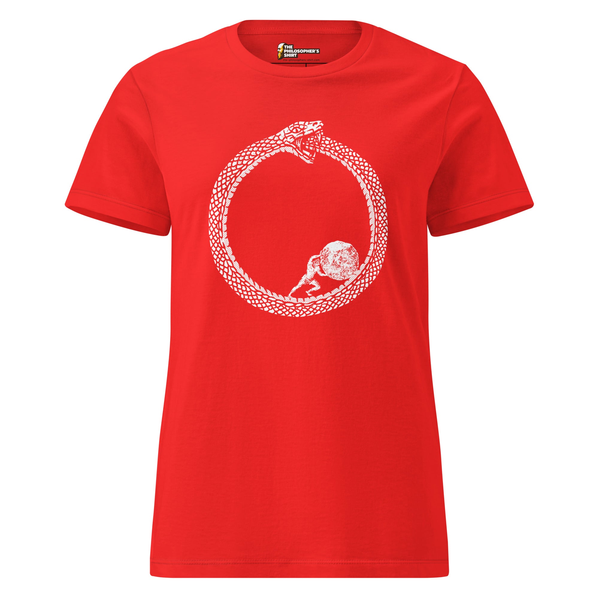 Sisyphus in Ouroboros - Women’s T-shirt - The Philosopher's Shirt