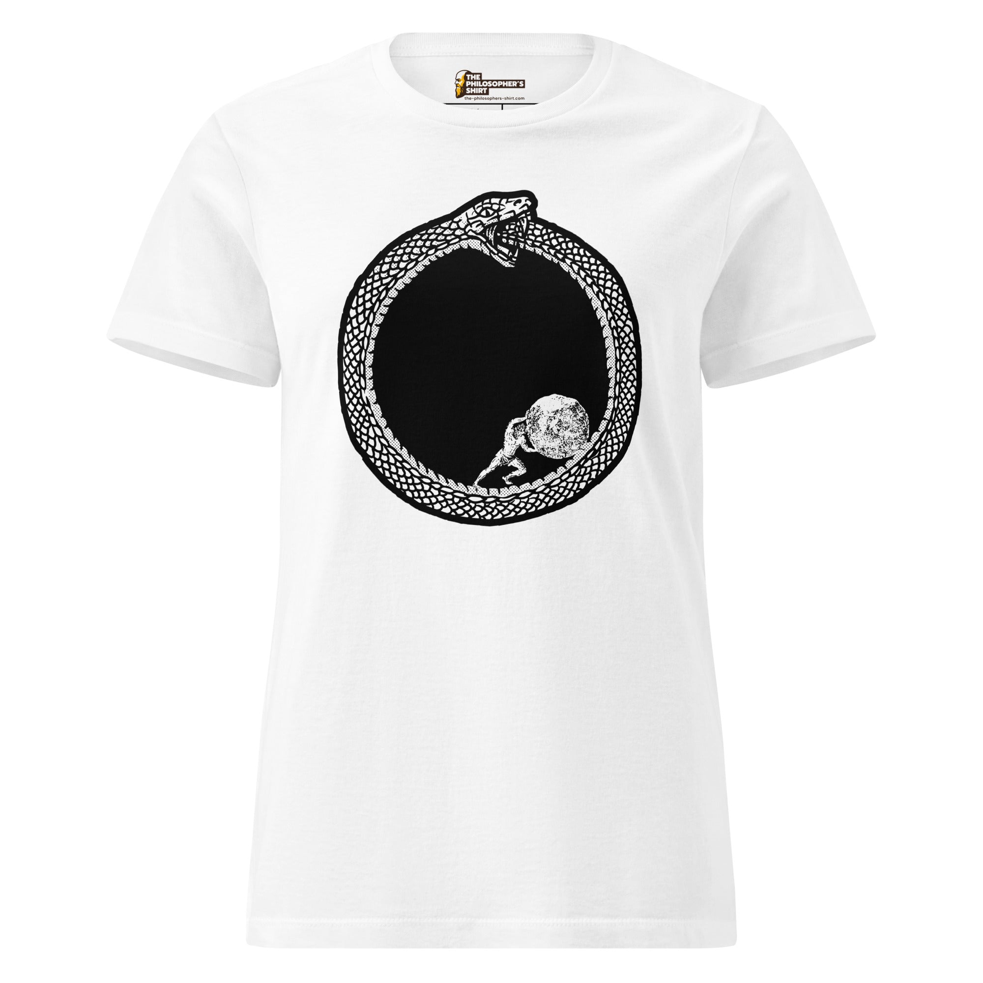 Sisyphus in Ouroboros - Women’s T-shirt - The Philosopher's Shirt