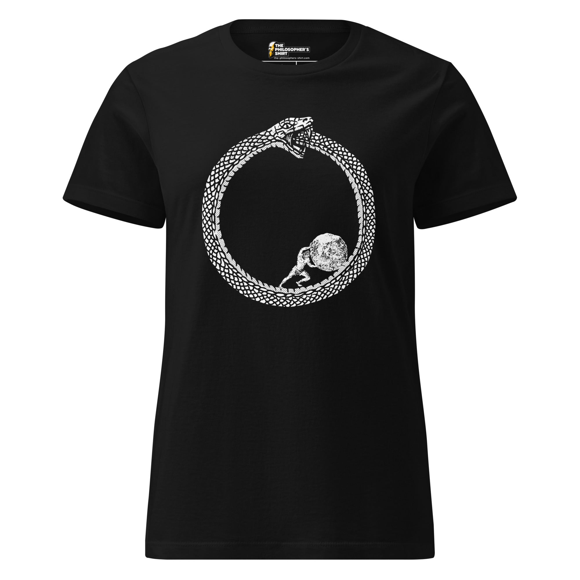 Sisyphus in Ouroboros - Women’s T-shirt - The Philosopher's Shirt