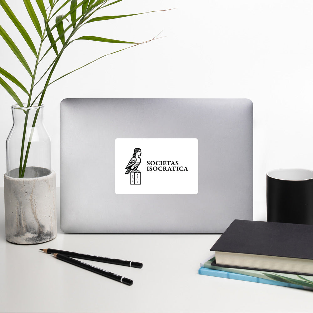 Logo in stile Societas Isocratica - Adesivo - The Philosopher's Shirt