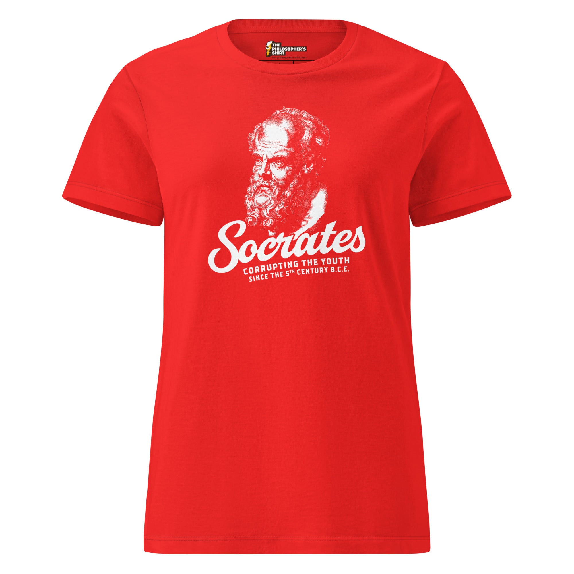 Socrates - Corrupting the youth - Women’s T-shirt - The Philosopher's Shirt