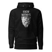 Socrates - Know Nothing - Premium Hoodie - Black / S