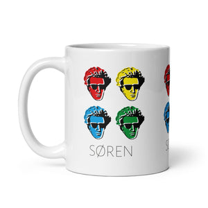 Soeren Kierkegaard Pop Art - Mug