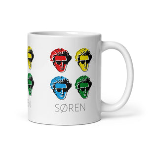 Soeren Kierkegaard Pop Art - Mug