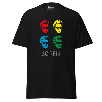 Soeren Kierkegaard Pop Art - Unisex Classic T-Shirt - The Philosopher's Shirt