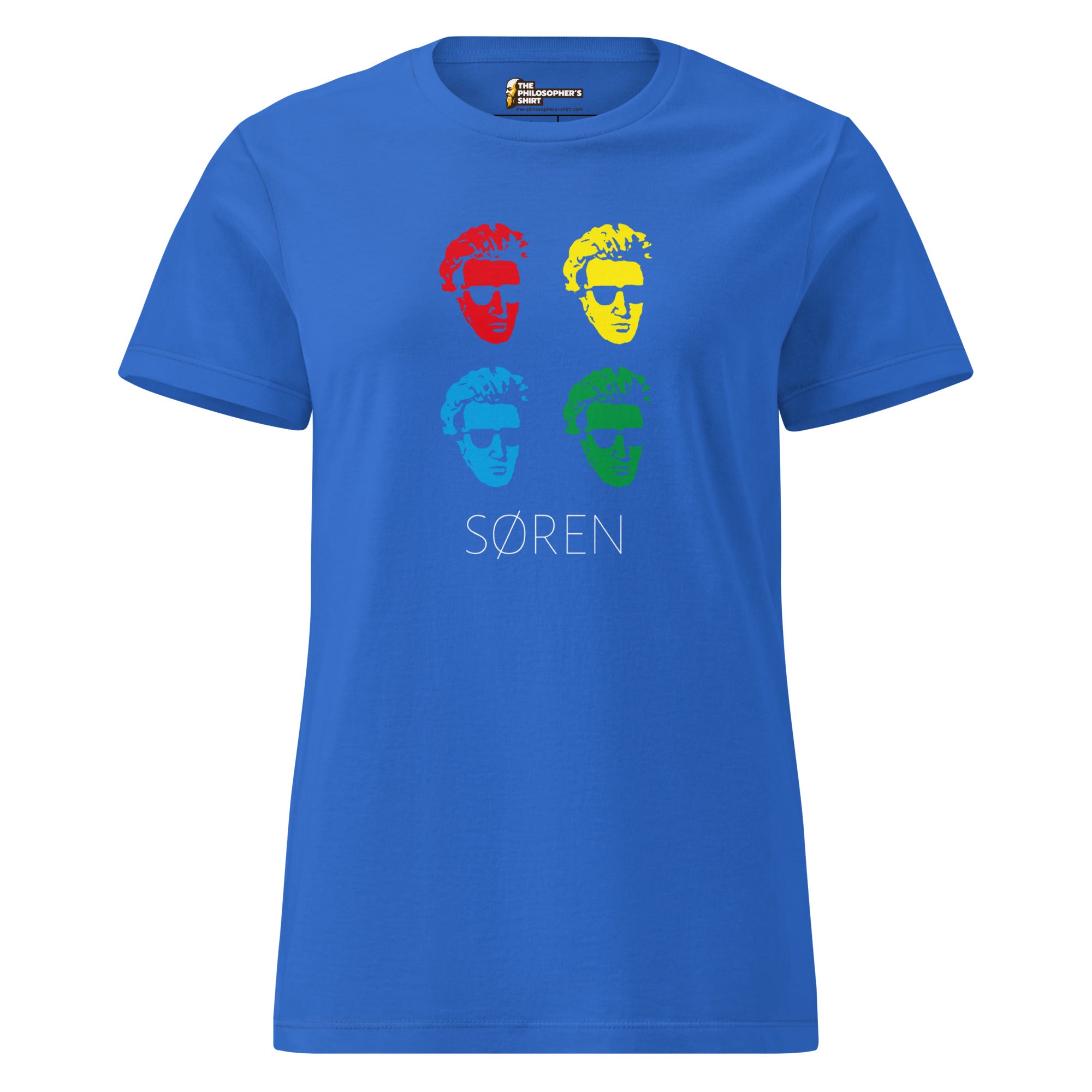 Soeren Kierkegaard Pop Art - Women’s T-shirt - The Philosopher's Shirt