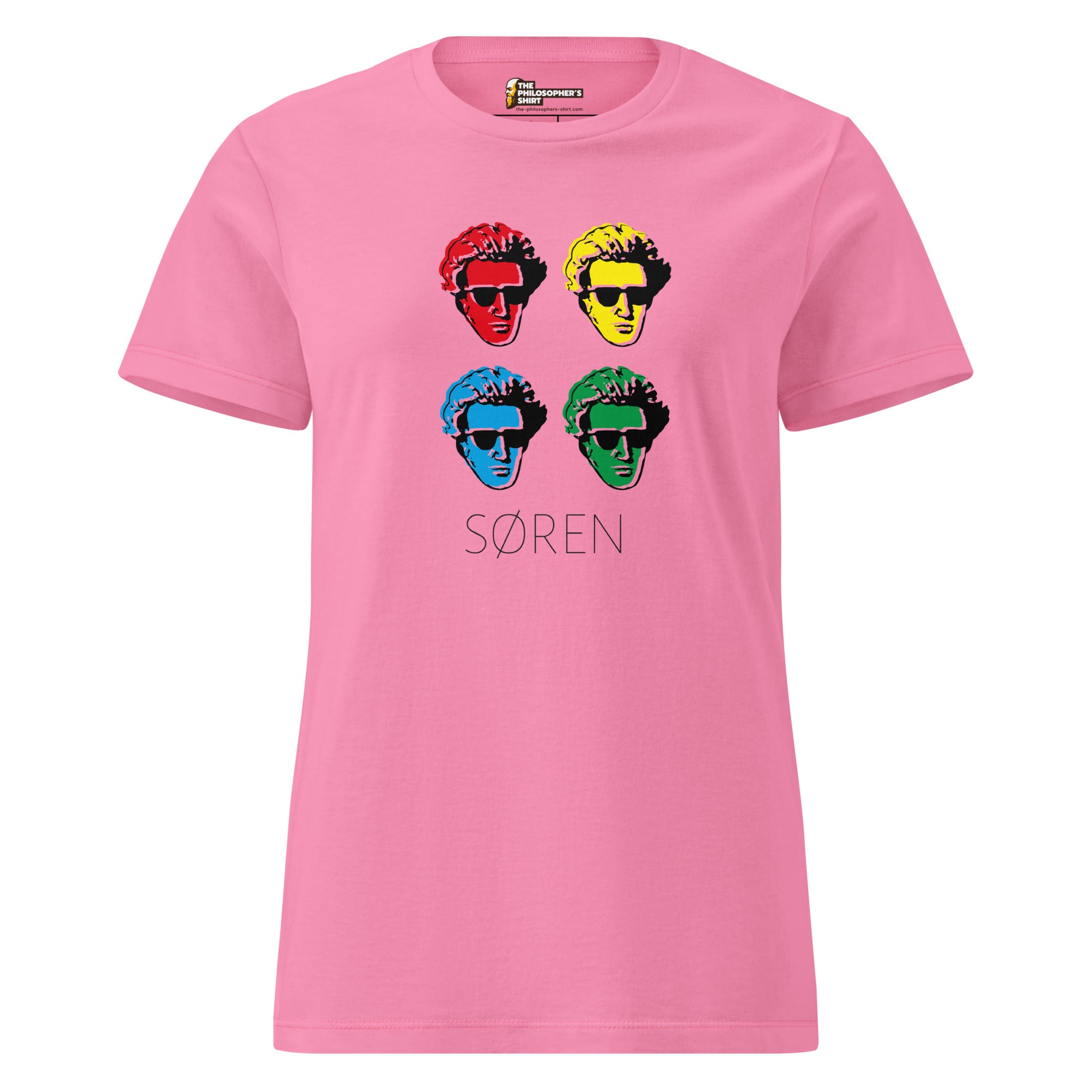 Soeren Kierkegaard Pop Art - Women’s T-shirt - The Philosopher's Shirt