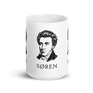 Soeren Kierkegaard Portrait - Mug