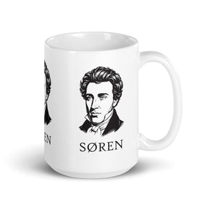 Soeren Kierkegaard Portrait - Mug
