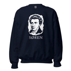 Soeren Kierkegaard Portrait - Sweatshirt