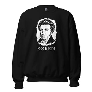 Soeren Kierkegaard Portrait - Sweatshirt
