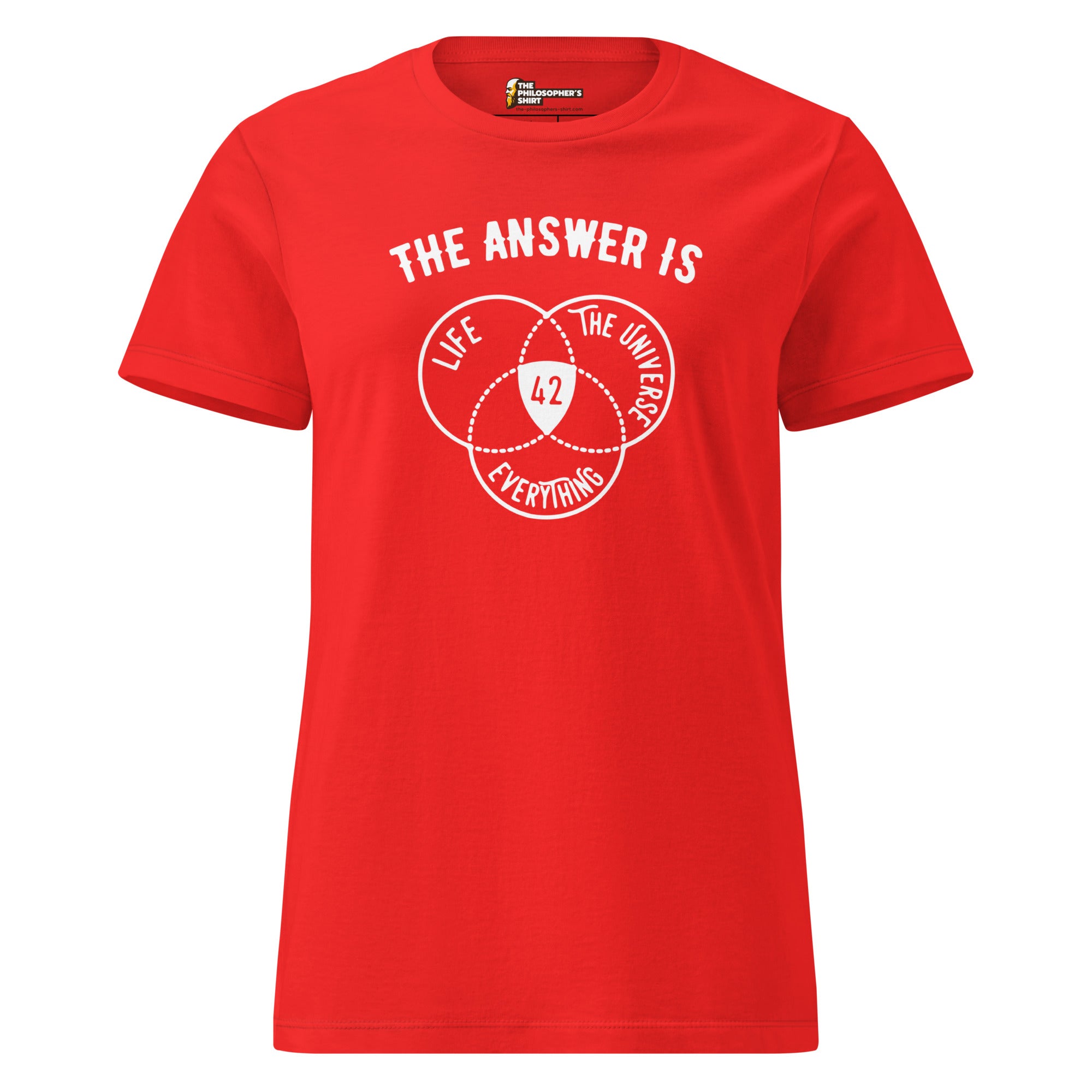The Answer Is Always 42 - Women’s T-shirt - The Philosopher's Shirt