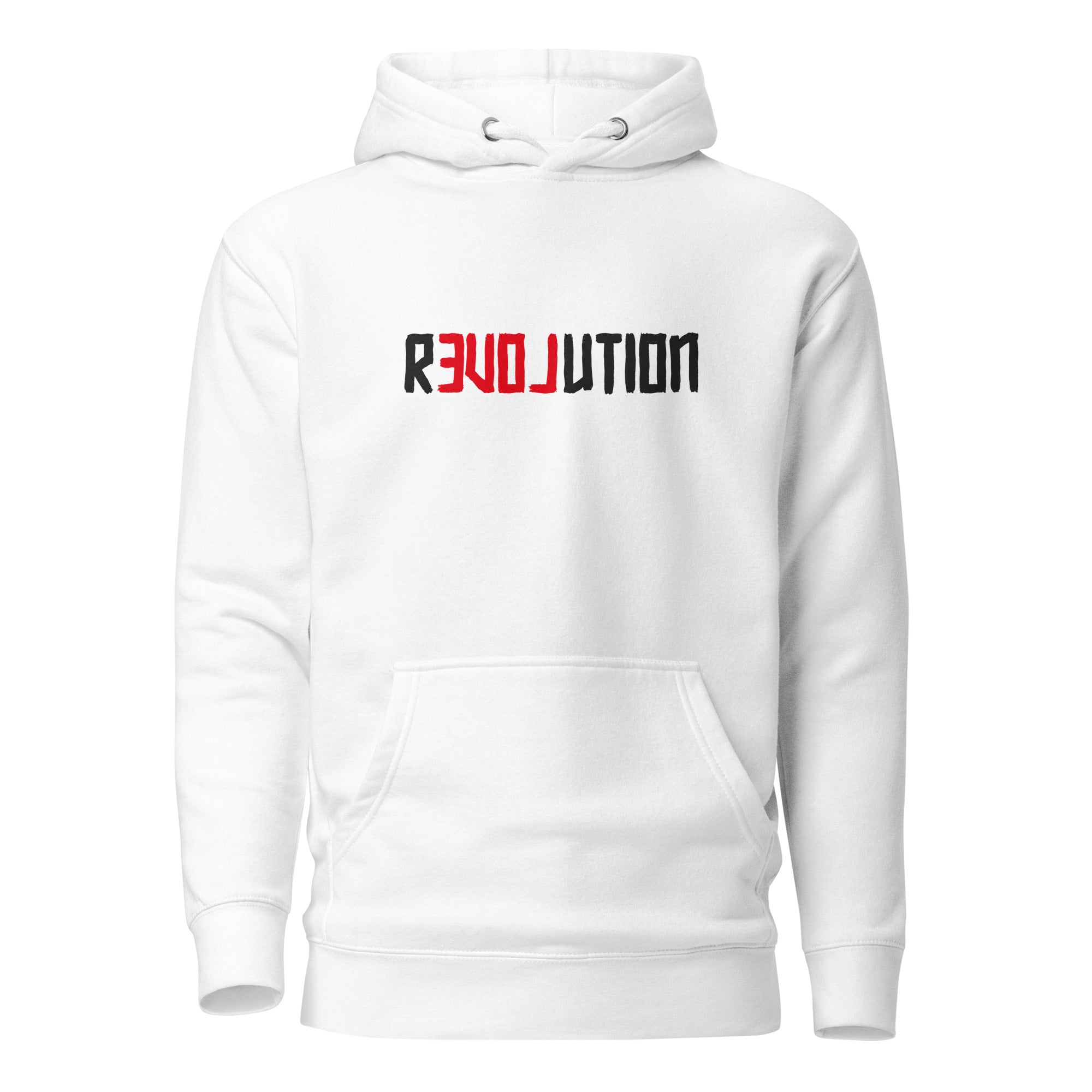 There is Love in Revolution - Premium Hoodie - White - The Philosopher's Shirt