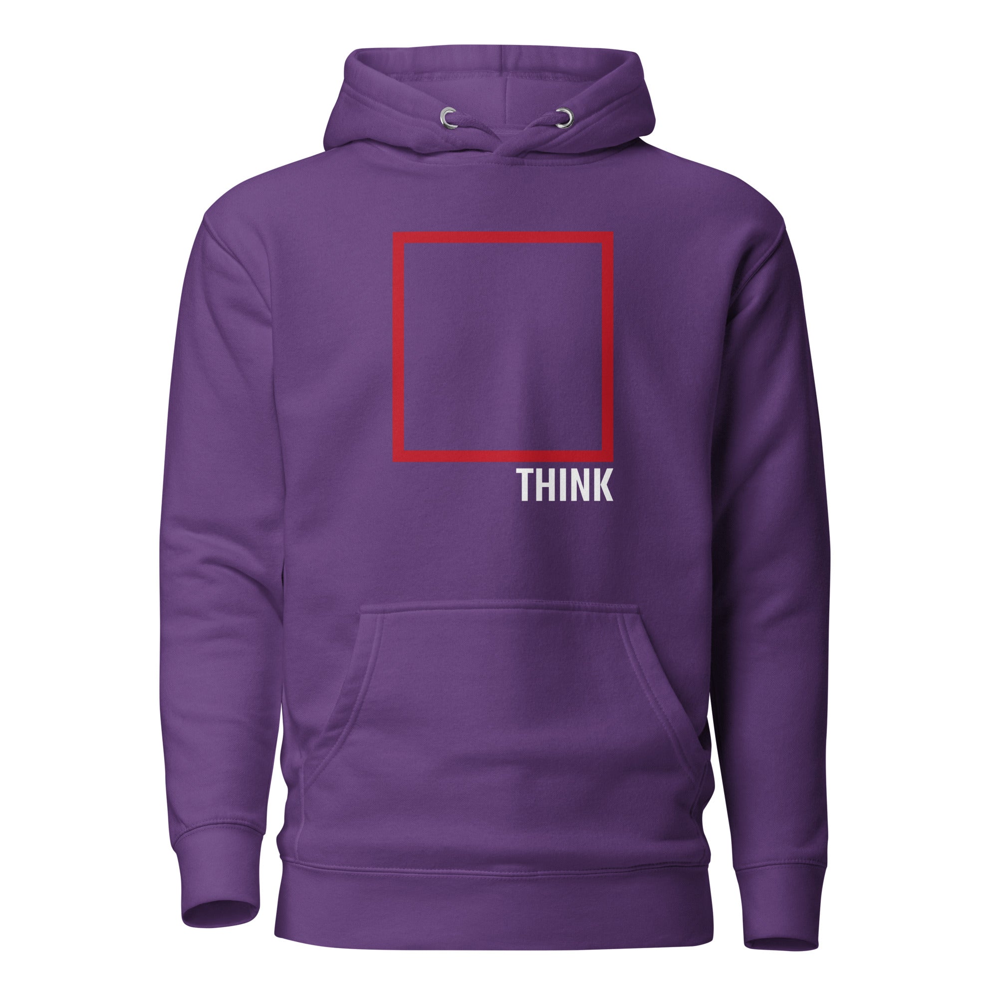 Think Outside The Box - Premium Hoodie - Purple - The Philosopher's Shirt