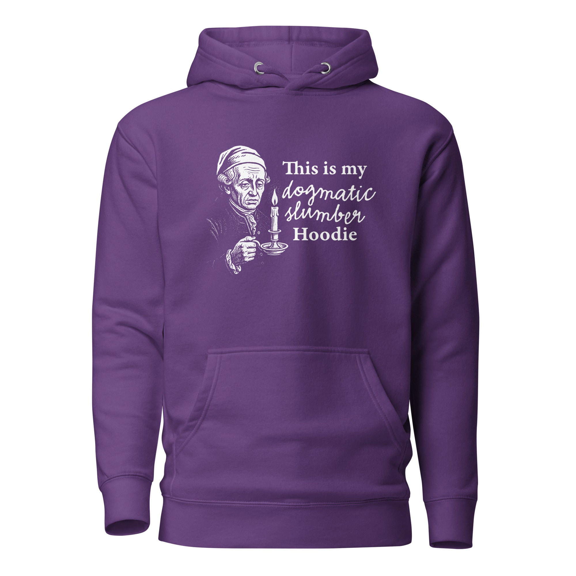 This is my dogmatic slumber hoodie - Premium Hoodie - Purple - The Philosopher's Shirt