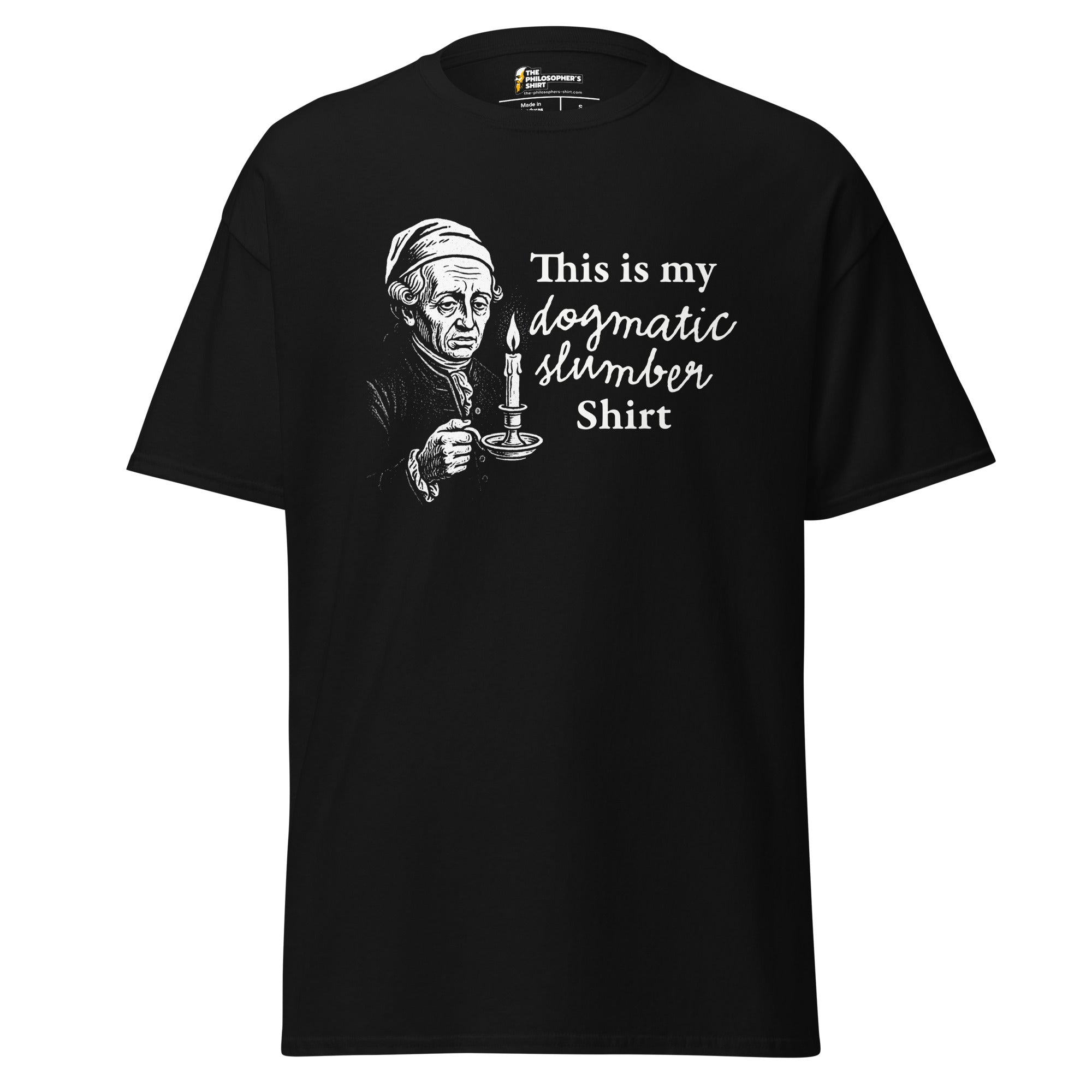 This is my dogmatic slumber shirt - Unisex Classic T-Shirt - Black - The Philosopher's Shirt
