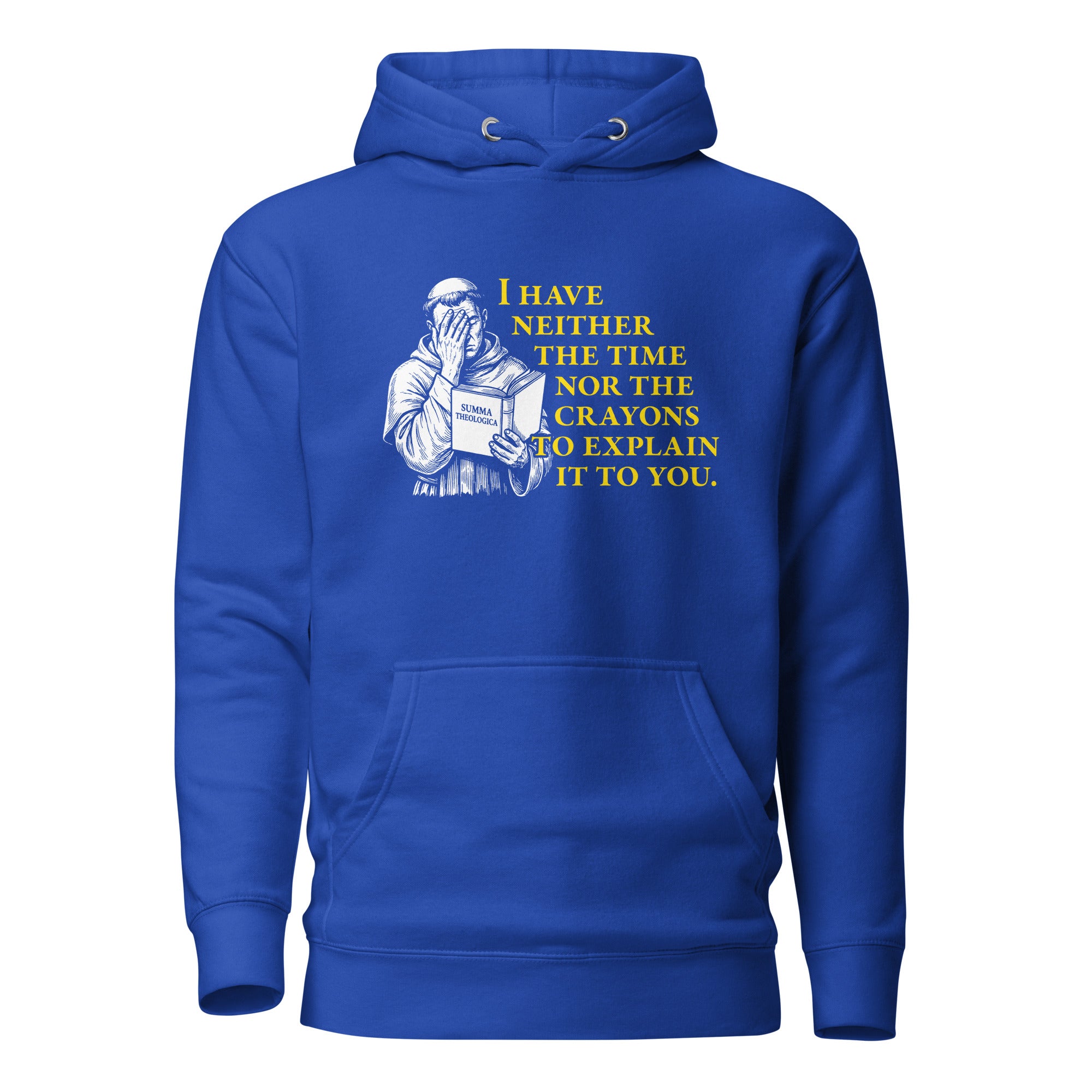 Thomas Aquinas Quote - Premium Hoodie - The Philosopher's Shirt