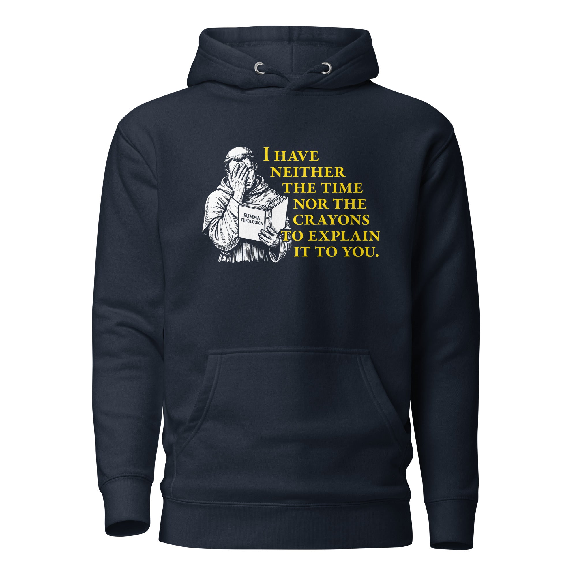 Thomas Aquinas Quote - Premium Hoodie - The Philosopher's Shirt
