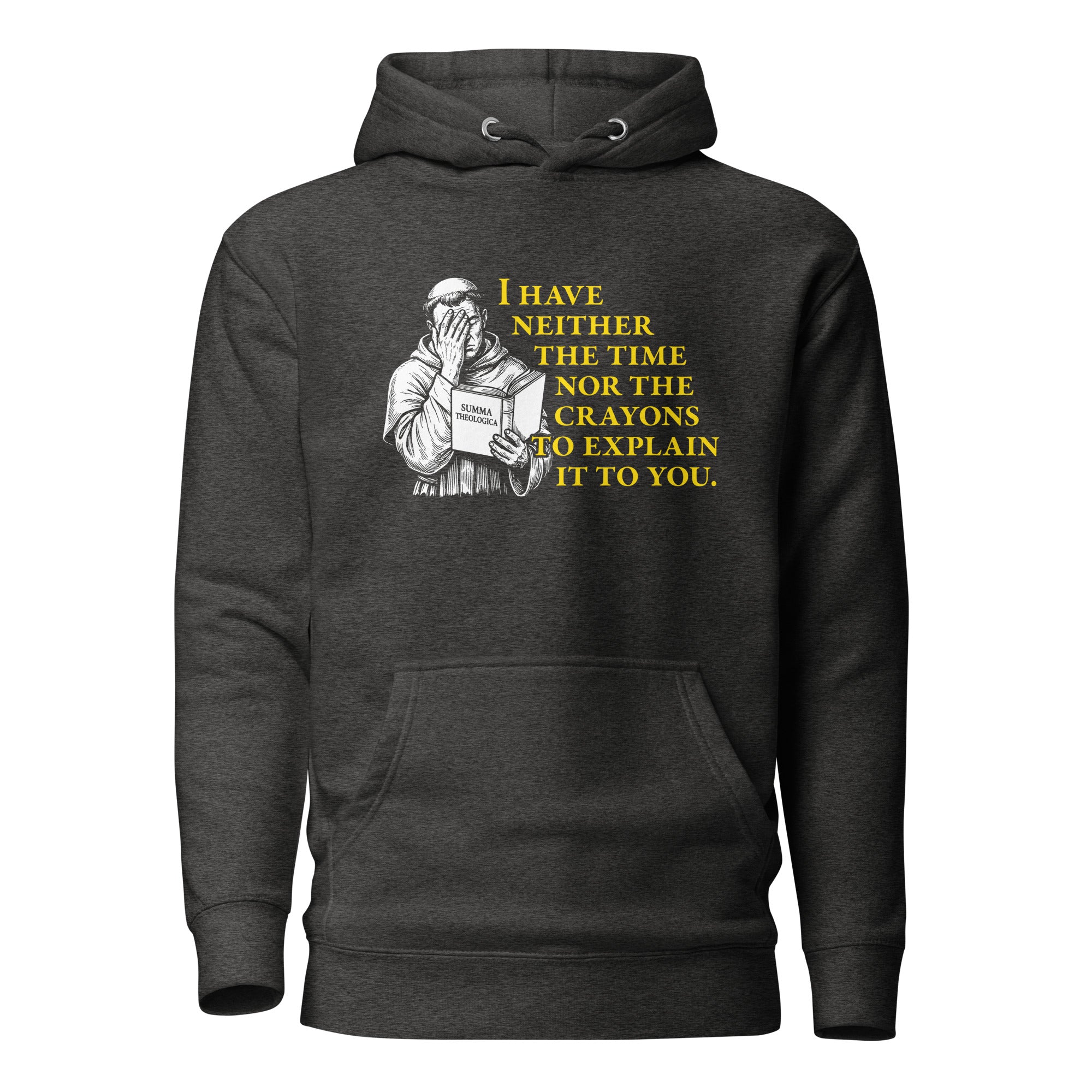 Thomas Aquinas Quote - Premium Hoodie - The Philosopher's Shirt