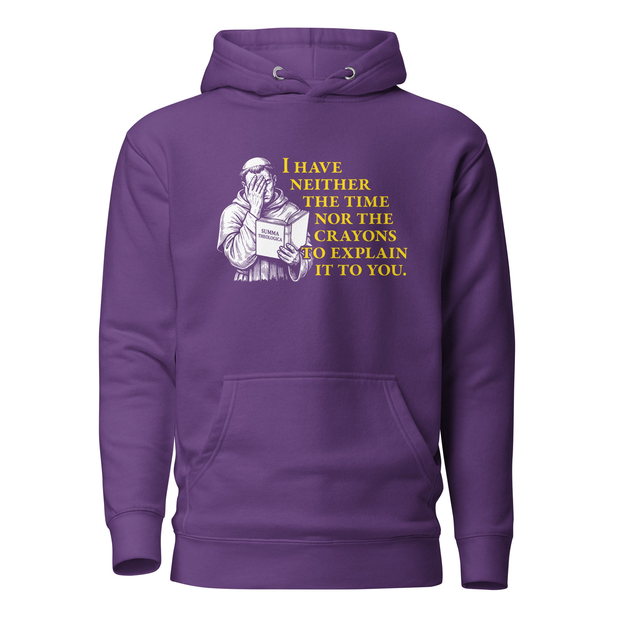 Thomas Aquinas Quote - Premium Hoodie - The Philosopher's Shirt