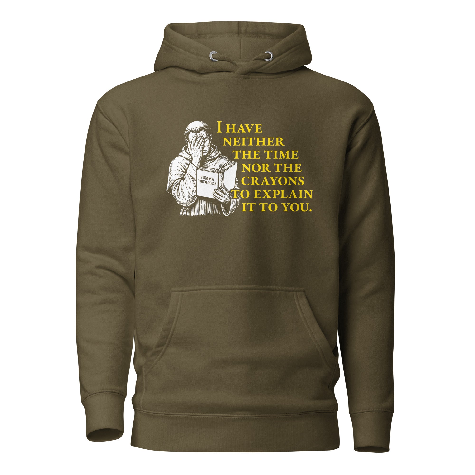 Thomas Aquinas Quote - Premium Hoodie - The Philosopher's Shirt