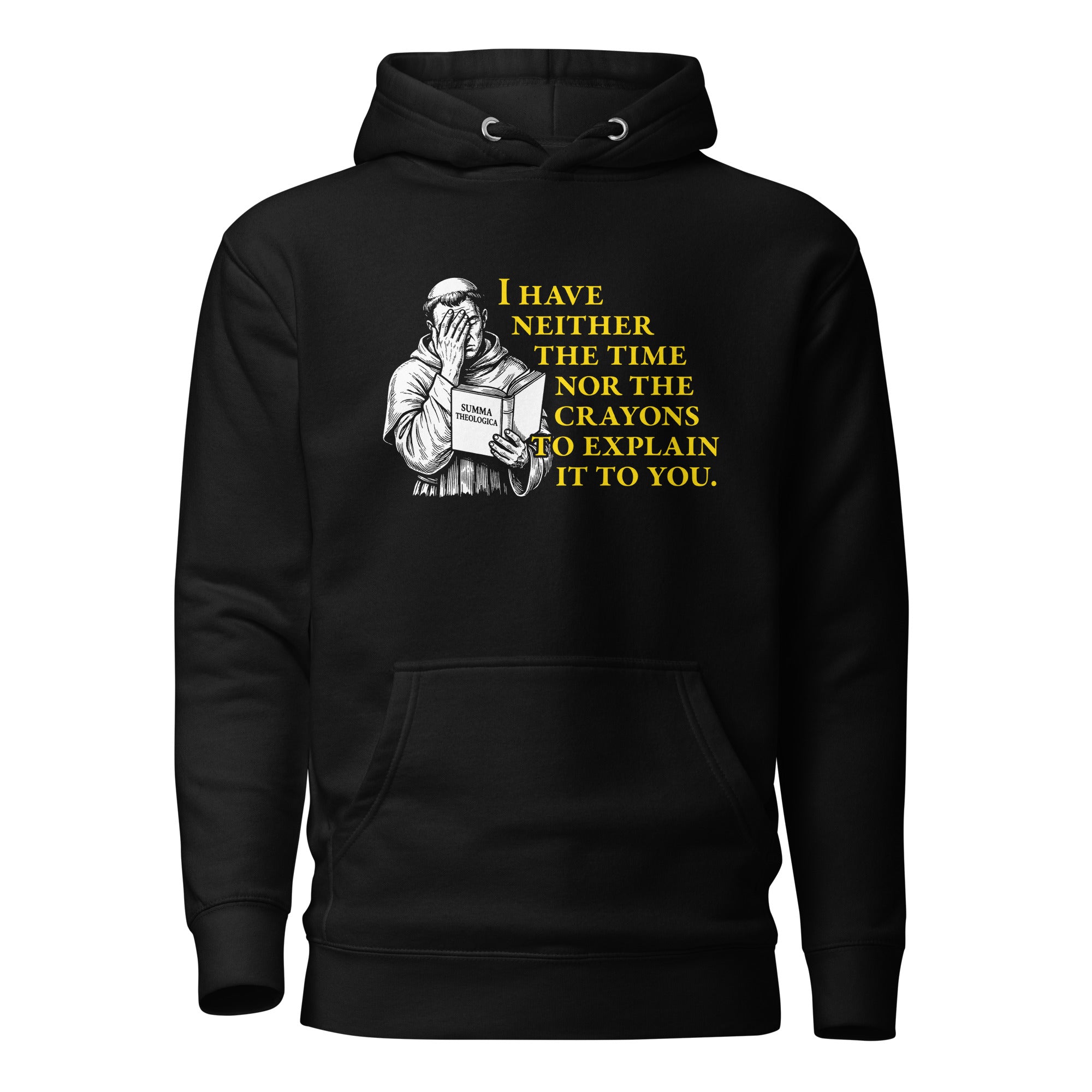 Thomas Aquinas Quote - Premium Hoodie - The Philosopher's Shirt
