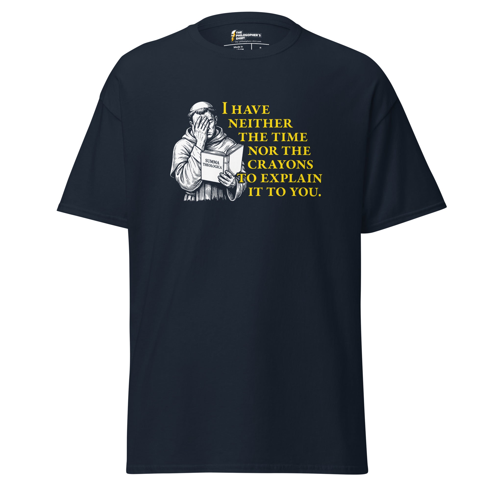 Thomas Aquinas Quote - Unisex Classic T-Shirt - The Philosopher's Shirt