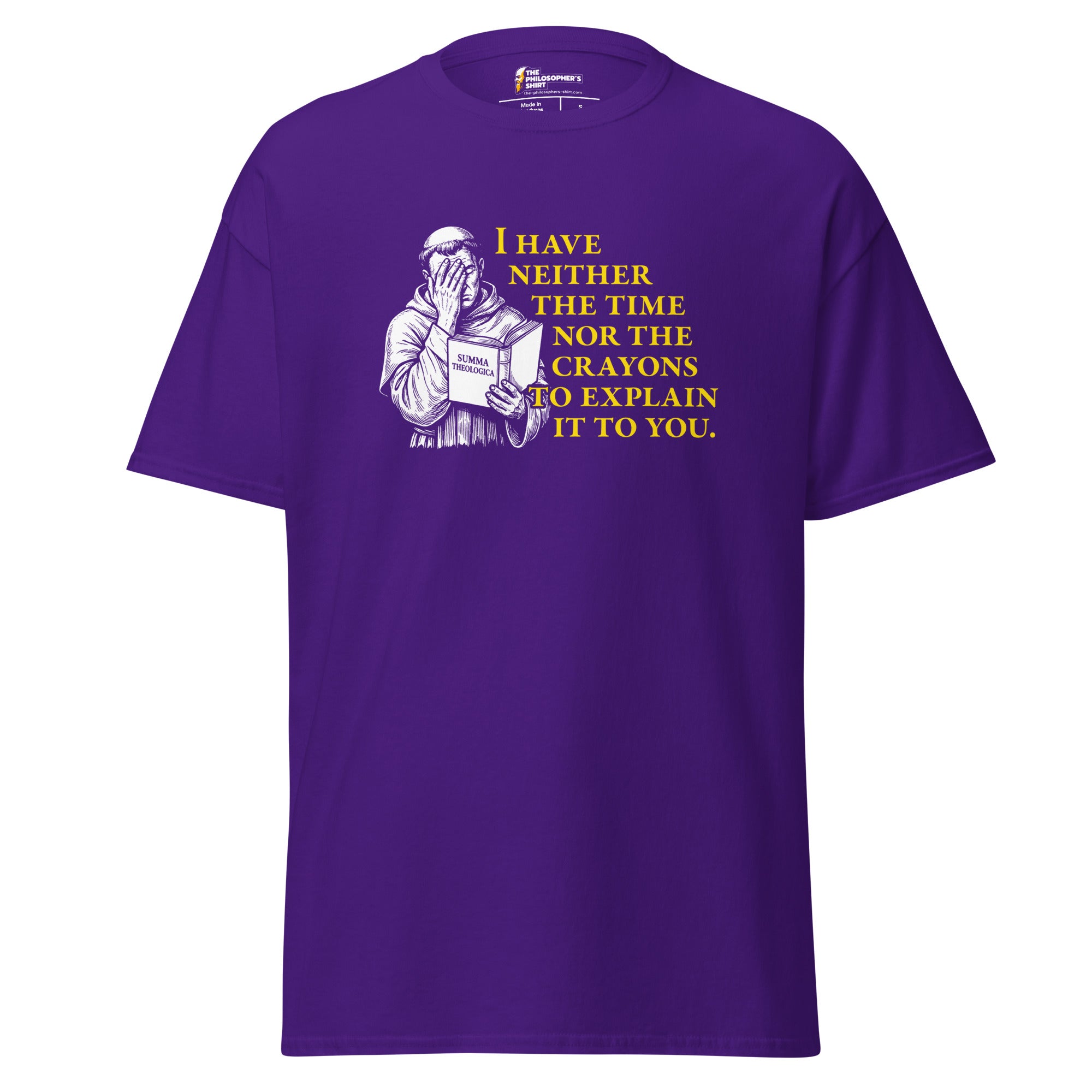 Thomas Aquinas Quote - Unisex Classic T-Shirt - The Philosopher's Shirt