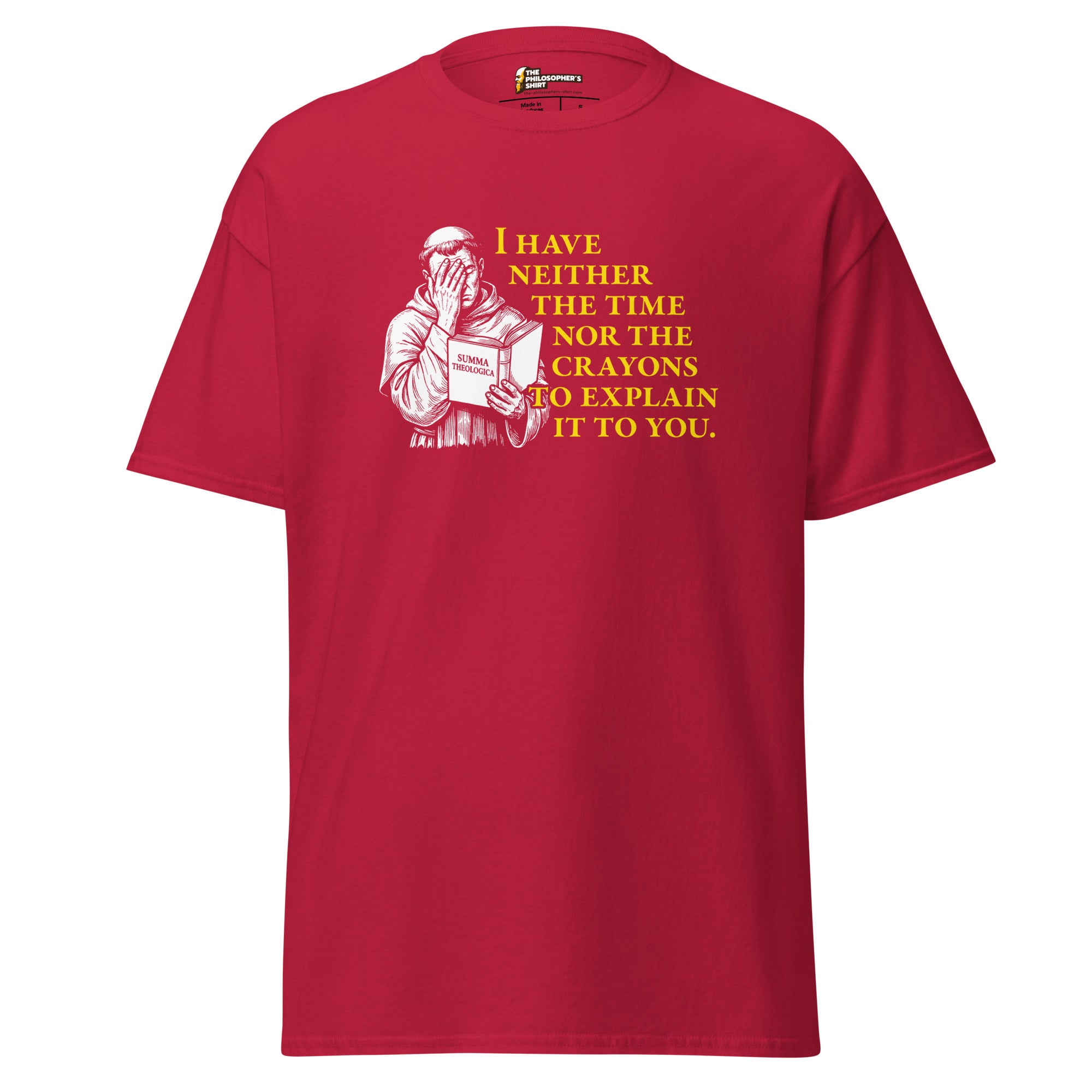 Thomas Aquinas Quote - Unisex Classic T-Shirt - The Philosopher's Shirt