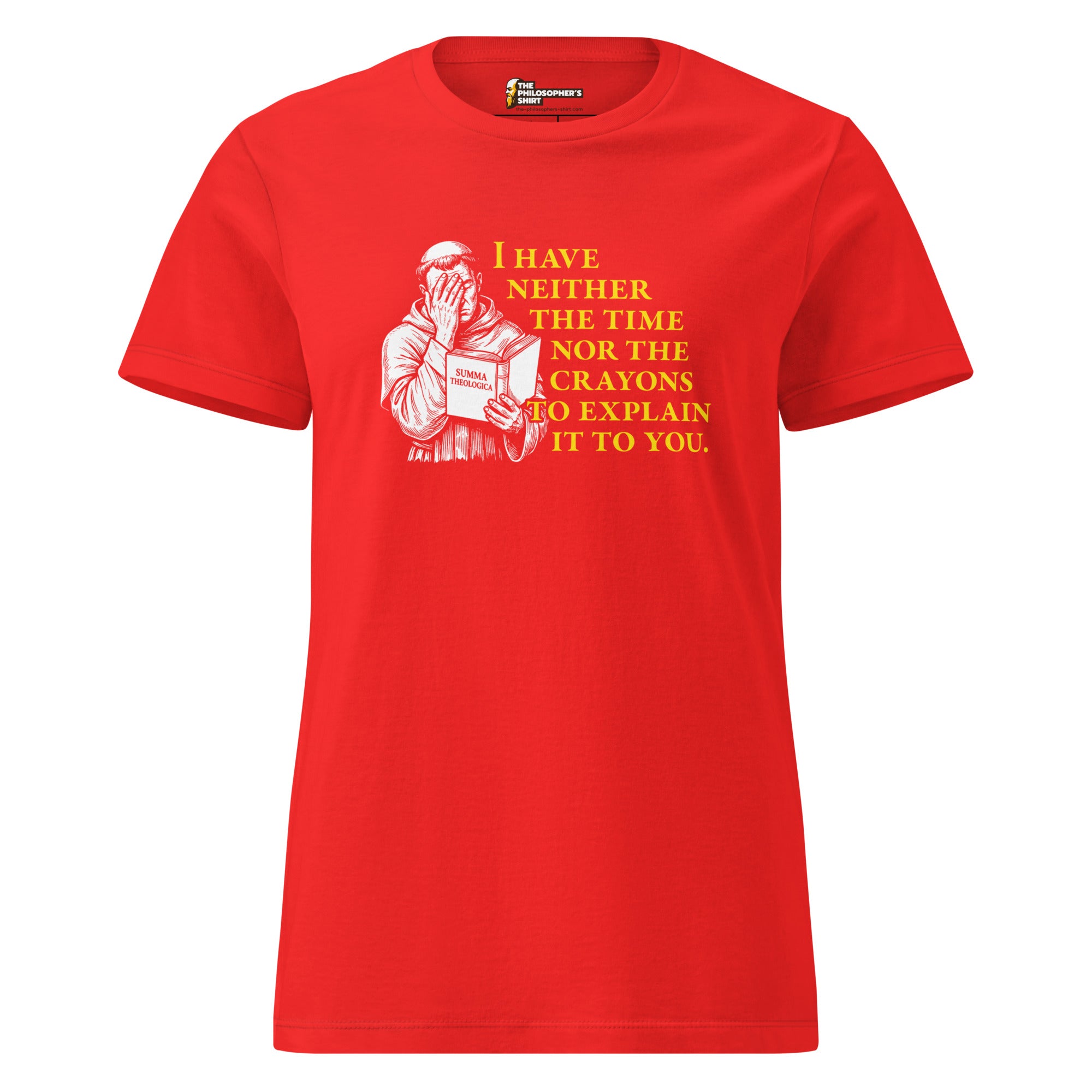 Thomas Aquinas Quote - Women’s T-shirt - The Philosopher's Shirt
