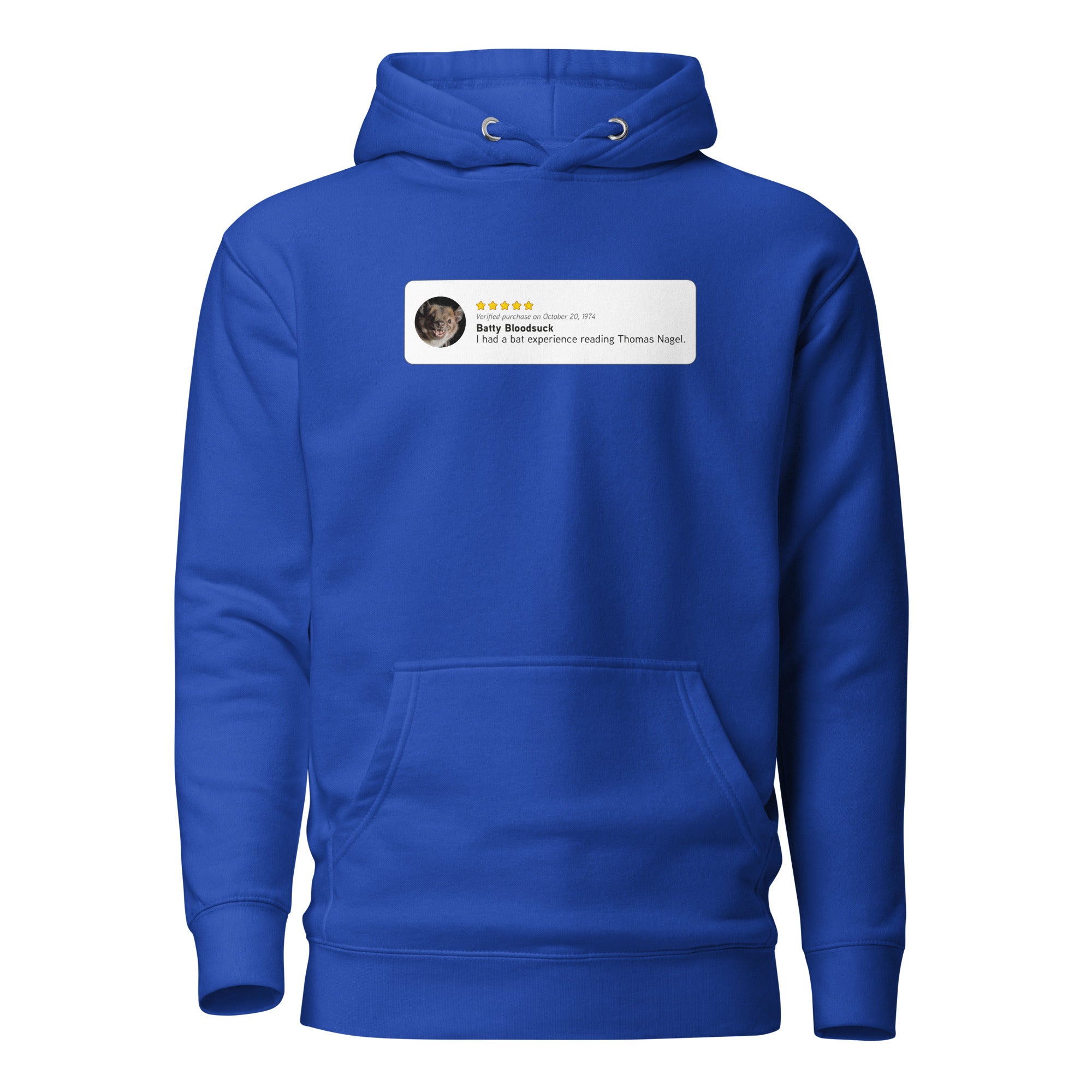 Thomas Nagel: Bat Experience - Premium Hoodie - The Philosopher's Shirt