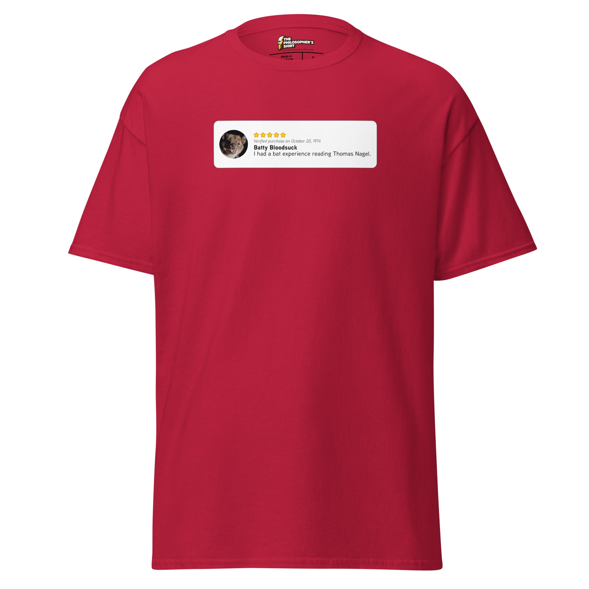 Thomas Nagel: Bat Experience - Unisex Classic T-Shirt - The Philosopher's Shirt