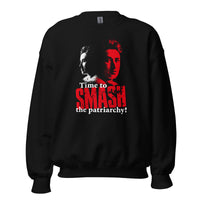 Time to SMASH the patriarchy! by Rosa Luxemburg - Sweatshirt - Black / S