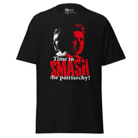 Time to SMASH the patriarchy! by Rosa Luxemburg - Unisex Classic T-Shirt - Black / S