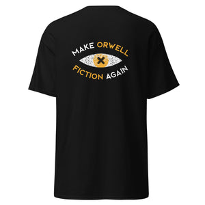 Make Orwell Fiction Again: Recon Eye - Front & Back Print - Unisex Classic T-Shirt