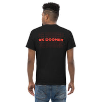 OK DOOMER - Back Print - Unisex Classic T-Shirt - Black / S