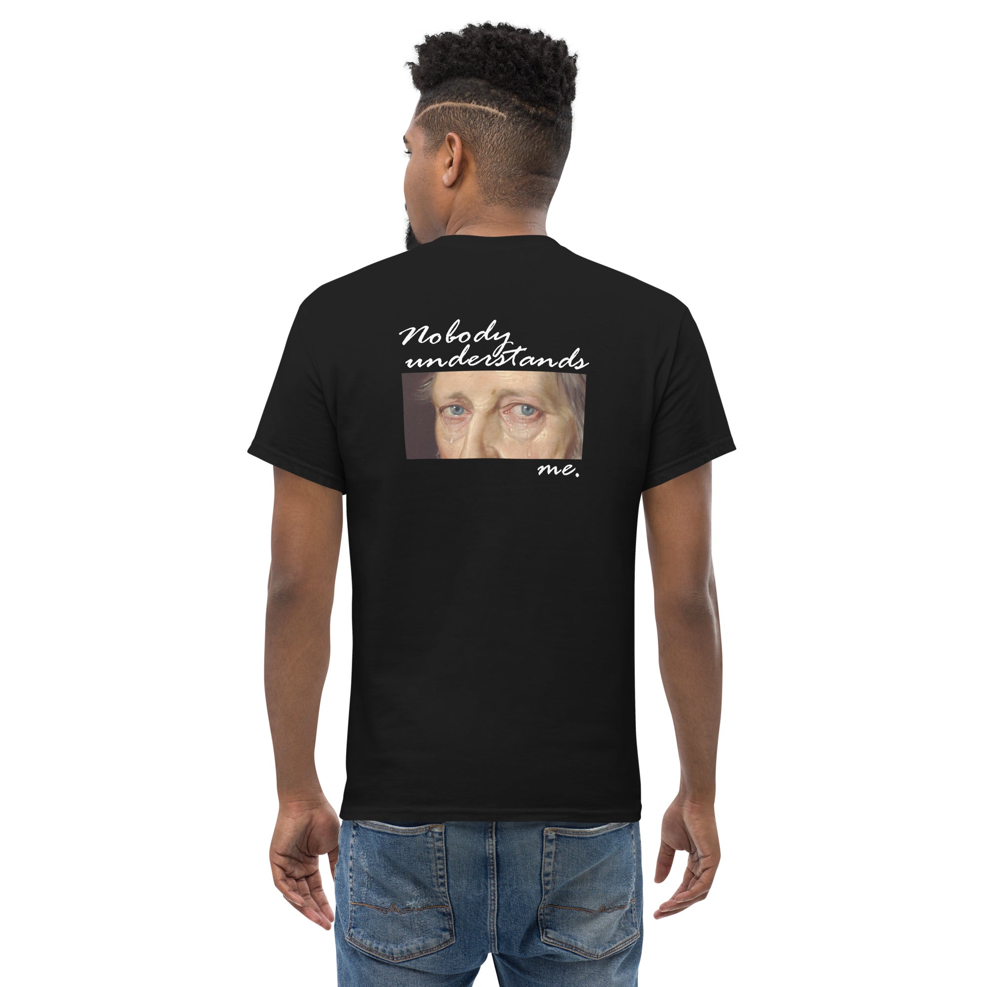 Nobody understands Hegel - Back Print - Unisex Classic T-Shirt - The Philosopher's Shirt