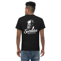 Socrates - Corrupting the youth - Back Print - Unisex Classic T-Shirt - Black / S