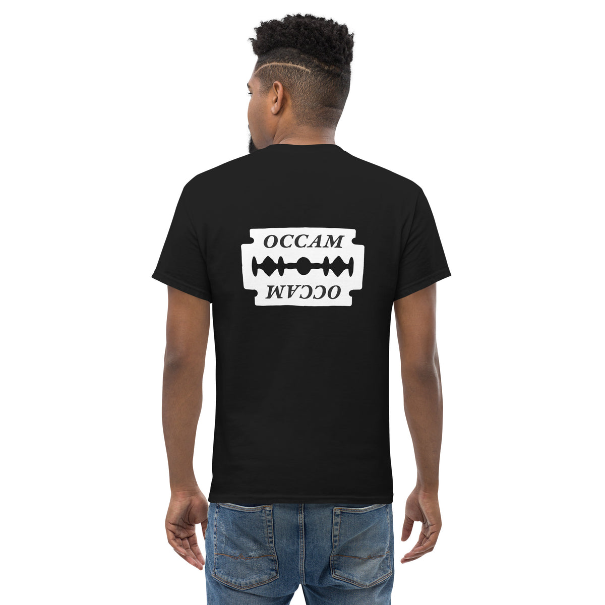 OCCAM's Razor - Back Print - Unisex Classic T-Shirt - The Philosopher's Shirt